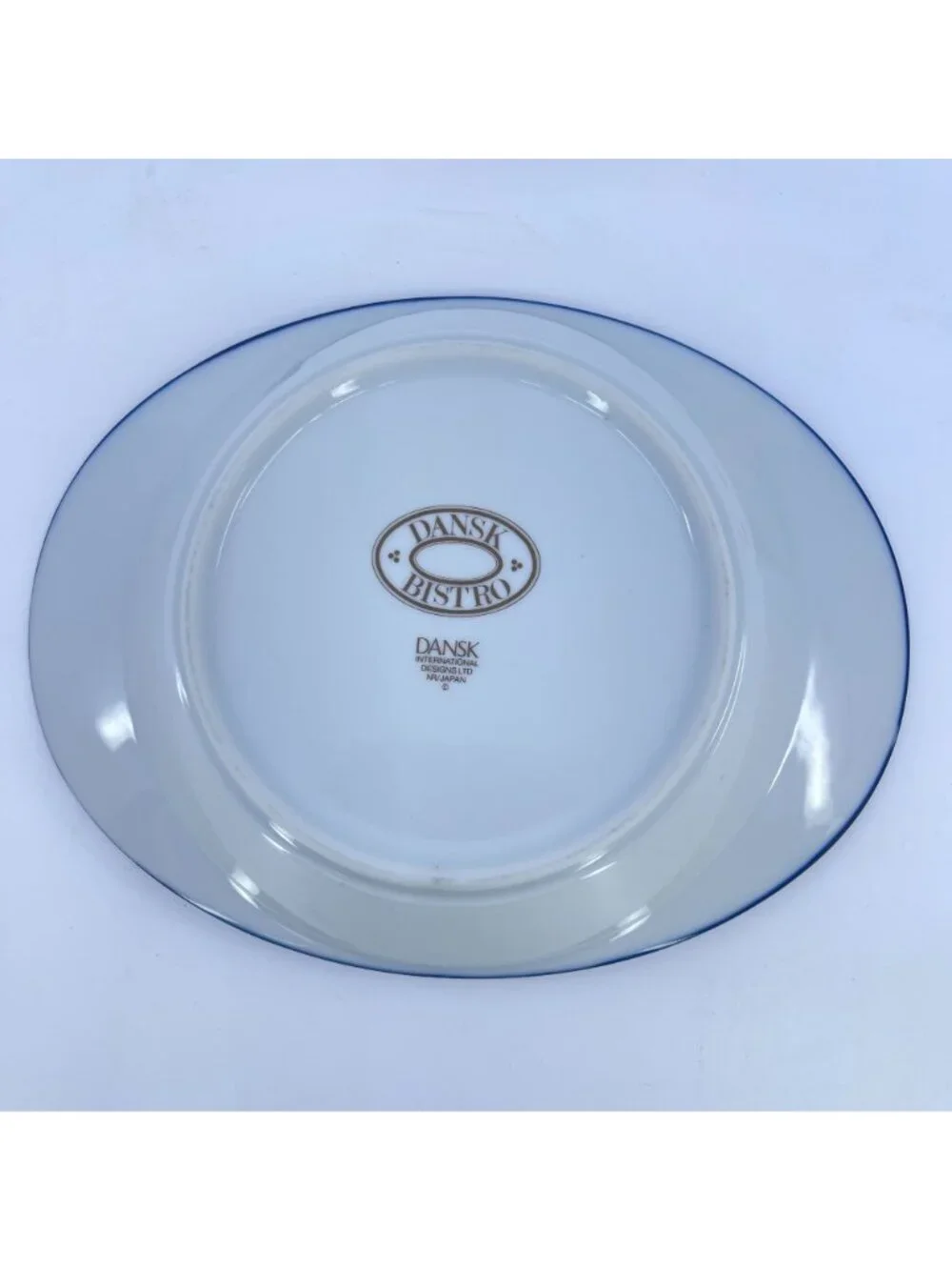 vintage dansk bistro maribo porcelain au gratin oval plate made in japan
